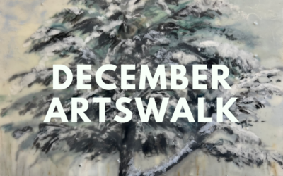 December 1 First Fridays Artswalk features New Art Exhibits, Open Studios, Wreath Art Auction, and Free Admission to the Festival of Trees!